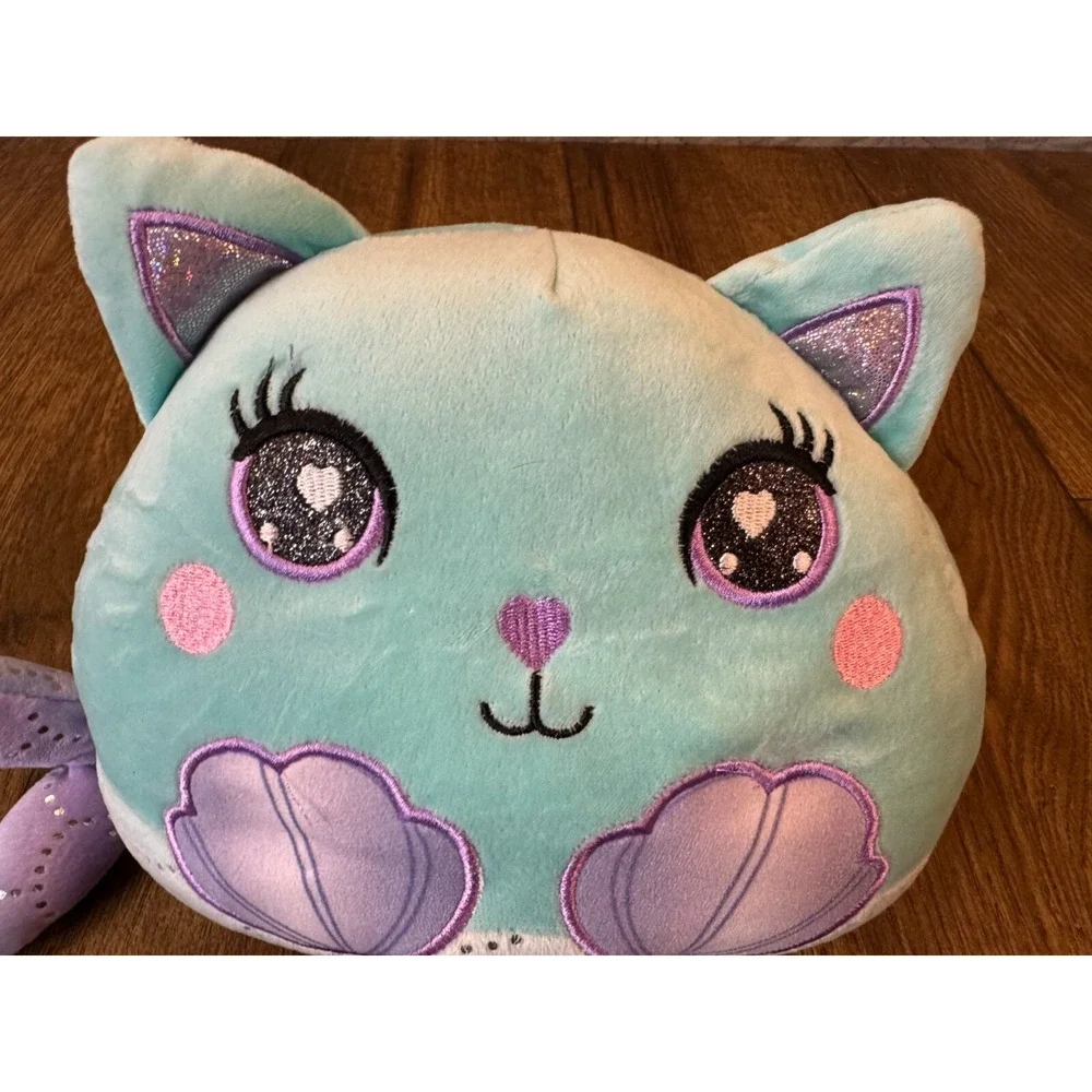 Plush Purrmaid Kitty‎ Cat Mermaid 8 Inch Plush Stuffed Animal Toy Soft Purple